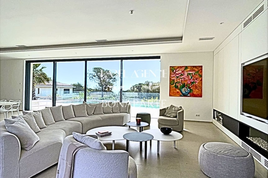 Contemporary Villa Near The Beach With Swimming Pool And Sea View - 5 Suites - Sainte-Maxime