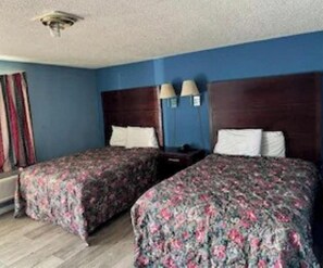 Room, 2 Double Beds, Smoking | Desk, free WiFi, bed sheets