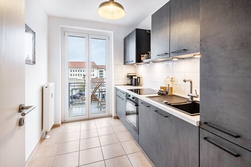 Apartment 'Friedi Am Bauhausmuseum' mit Balkon und WLAN