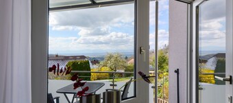 Holiday Home 'Häusle' with Panoramic View, Private Terrace, Covered Balcony & Wi-Fi