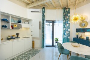 Apartment | Private kitchenette | Microwave, espresso maker, electric kettle