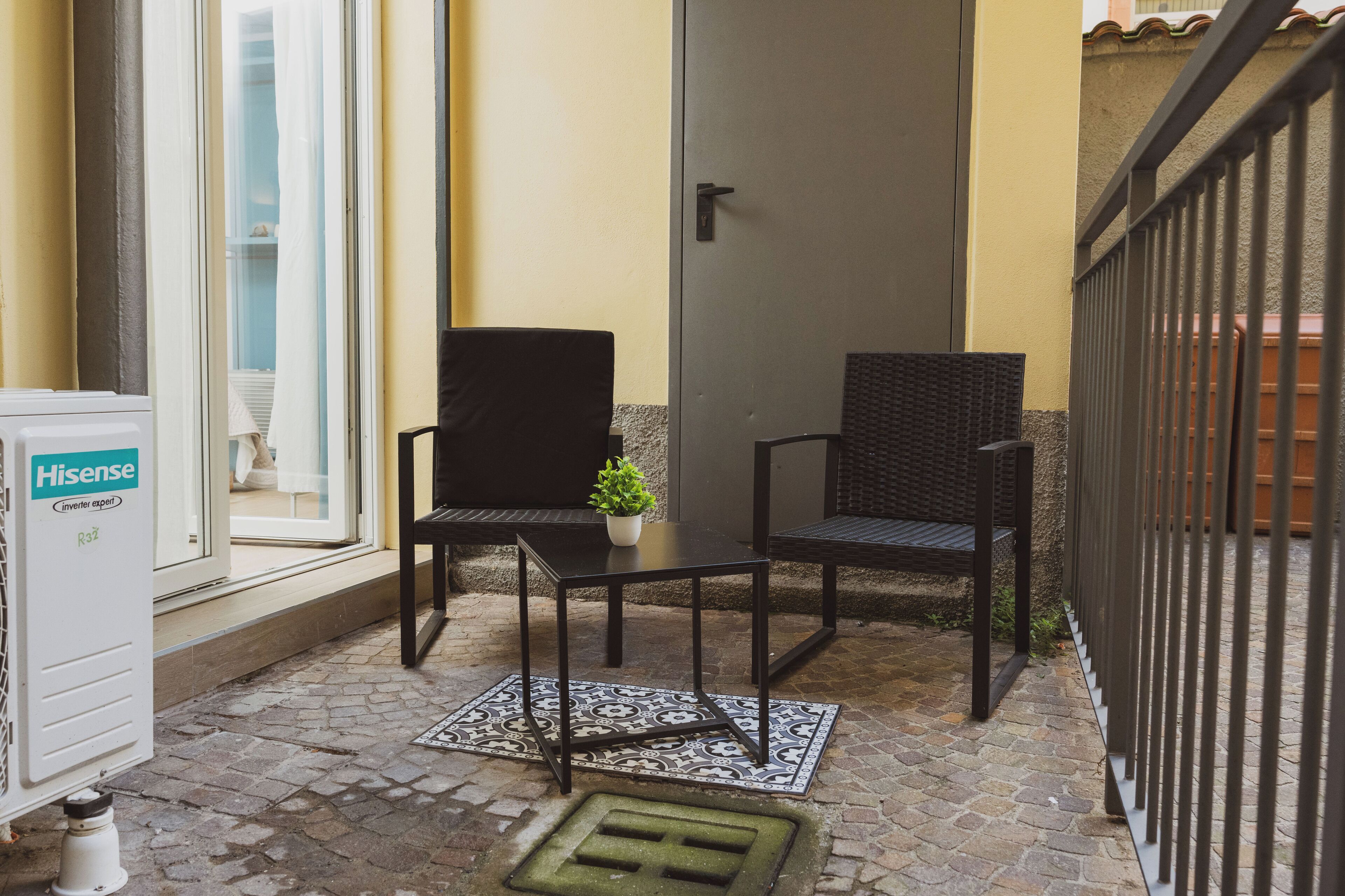 Doppia Comfort, vista cortile | Terrazza/patio
