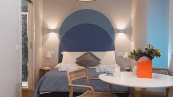 Individually decorated, individually furnished, iron/ironing board