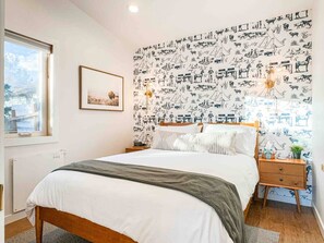 2 habitaciones, tabla de planchar con plancha, wifi y ropa de cama 