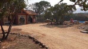 Façana frontal de l'allotjament