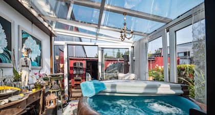 Apartment 'Kleine Oase Stuhr im Container E G' with Shared Terrace, Garden & Wi-Fi