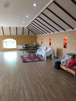 Desk, laptop workspace, free cribs/infant beds, free WiFi