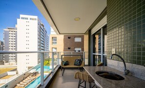 Property grounds - Charming apt w/ Balcony 150m From the Beach Abc0403 (Itajai)