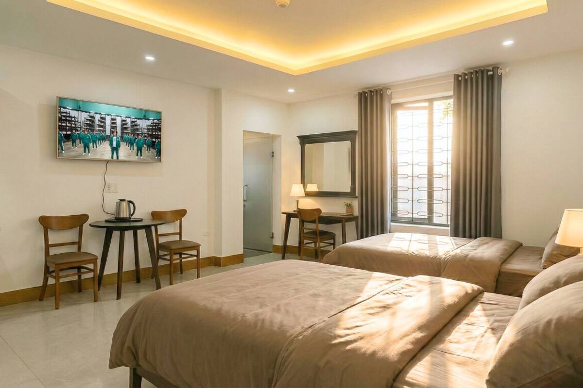 Deluxe Twin Room: | 저자극성 침구, 책상, 암막 커튼, 방음 설비