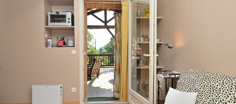 Casa de Vacaciones 'Entre Caballos Mérens' con Terraza Privada y Balcón