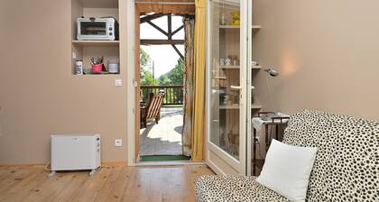 Casa de Vacaciones 'Entre Caballos Mérens' con Terraza Privada y Balcón