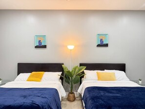 2 bedrooms, iron/ironing board, free WiFi, bed sheets