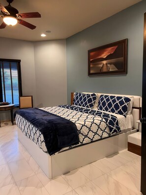 Desk, iron/ironing board, free WiFi, bed sheets