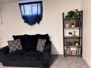 Fernseher, Kamin, Bücher