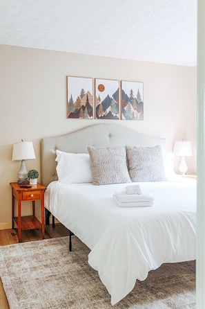 2 habitaciones, tabla de planchar con plancha y wifi gratis