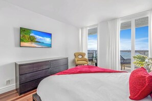 4 bedrooms, iron/ironing board, travel cot, WiFi