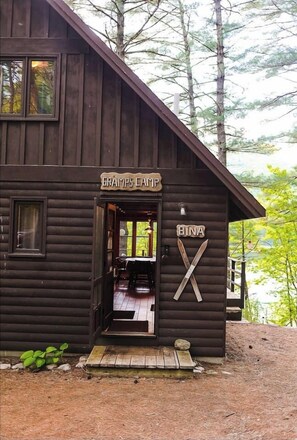 Exterior detail - Gramps Camp • Moose Pond (Bridgton)