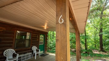 Cabana conforto, várias camas, para não fumantes, aceita animais de estimação | Terraço/pátio