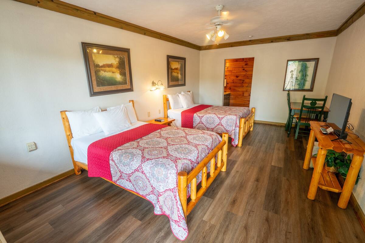 Classic Double Room, 2 Double Beds, Non Smoking, Housekeeping | Individually decorated, individually furnished, free WiFi, bed sheets