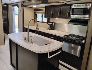 Microwave, oven, stovetop