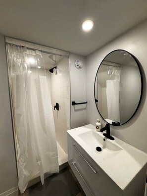 Hair dryer, towels