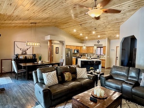 TV connectée, cheminée