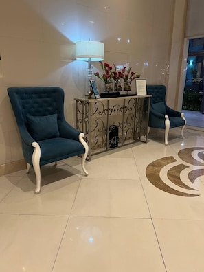 Lobby sitting area