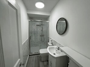 Shower, hair dryer