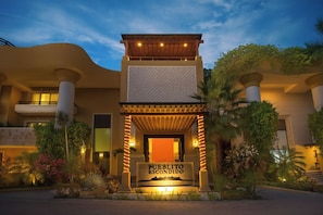 Front of property - evening/night
