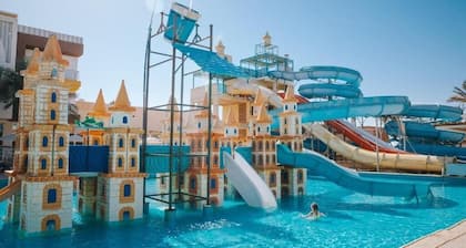 Cozy chalet in Mirage Bay Resort and Aqua Park, Hurghada, Red Sea, Egypt