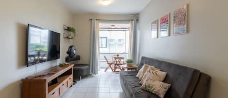 Basic Apartment | Living area | 32-inch Smart TV with digital channels