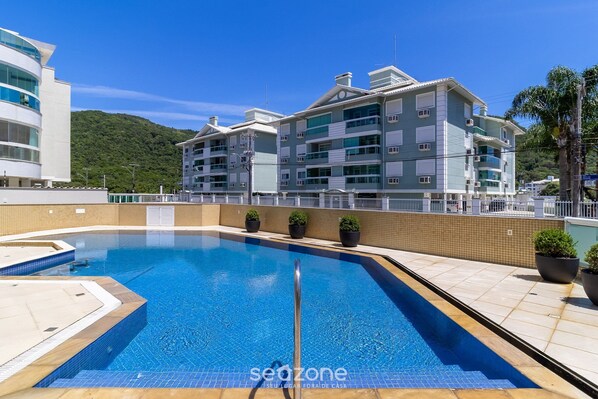 Basic Apartment | Pool - Apt one Block sea 260m Praia dos Ingleses Rie0315 (Florianópolis)