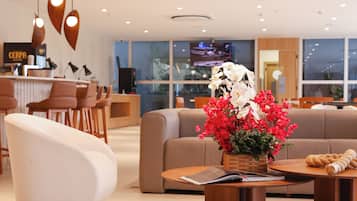 Siddeområde i lobbyen