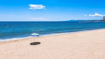 On the beach