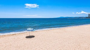 On the beach