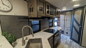 Microwave, oven, stovetop