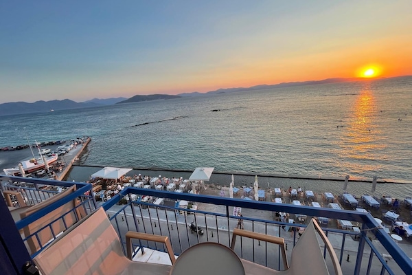 Chambre Double, balcon, vue mer