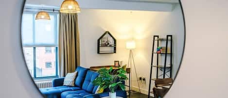 TV, fireplace, video games, offices