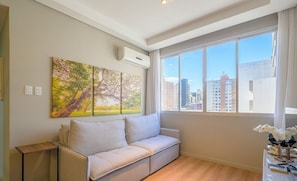 Living area - Charming Apartment in Downtown Floripa Edc402 (Florianópolis)