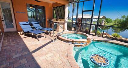 *New Owner* Luxury 4BR Canal , Spa/Pool, Dock- Near Beaches