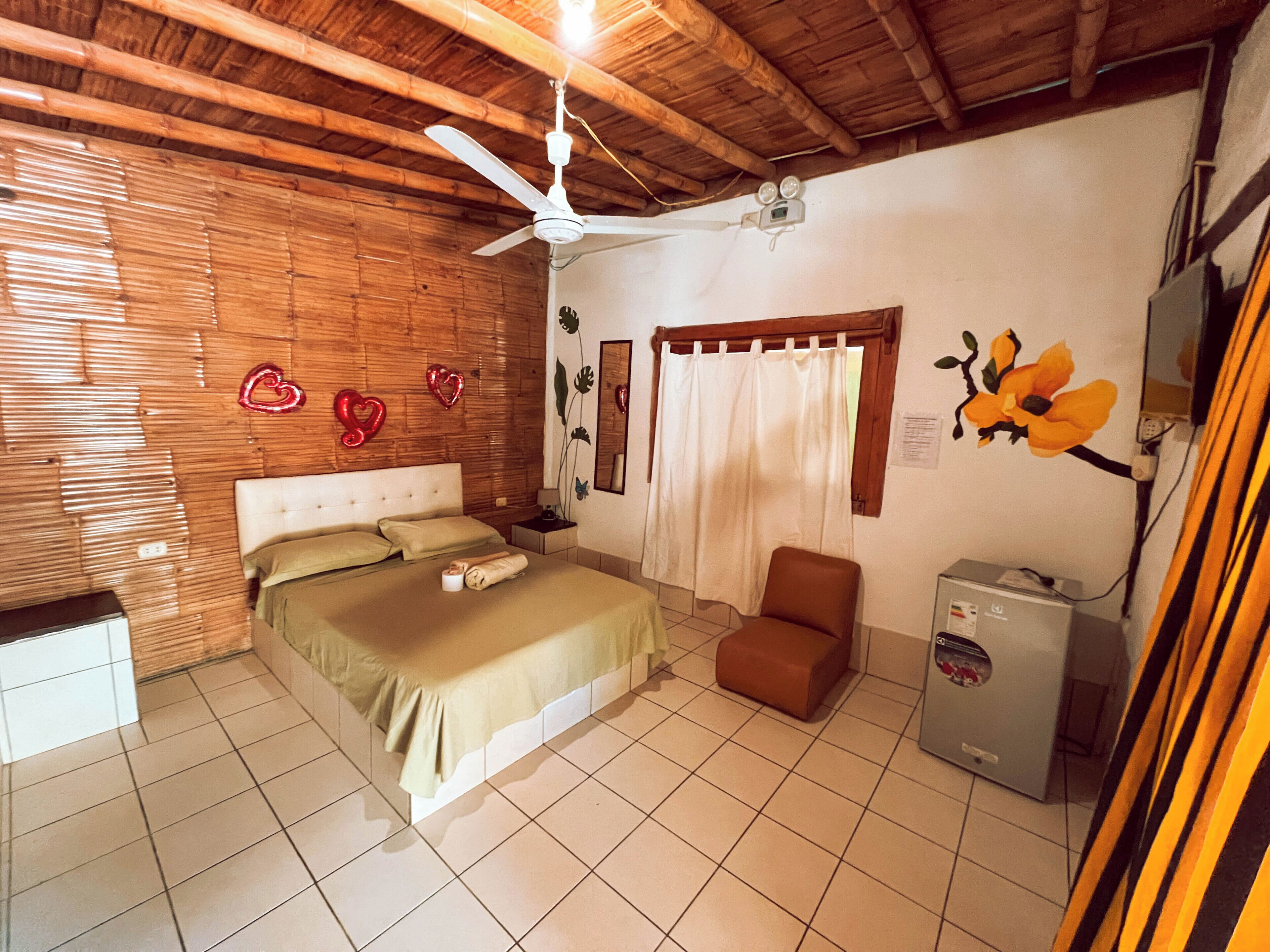 Basic Double Room | Free WiFi, bed sheets