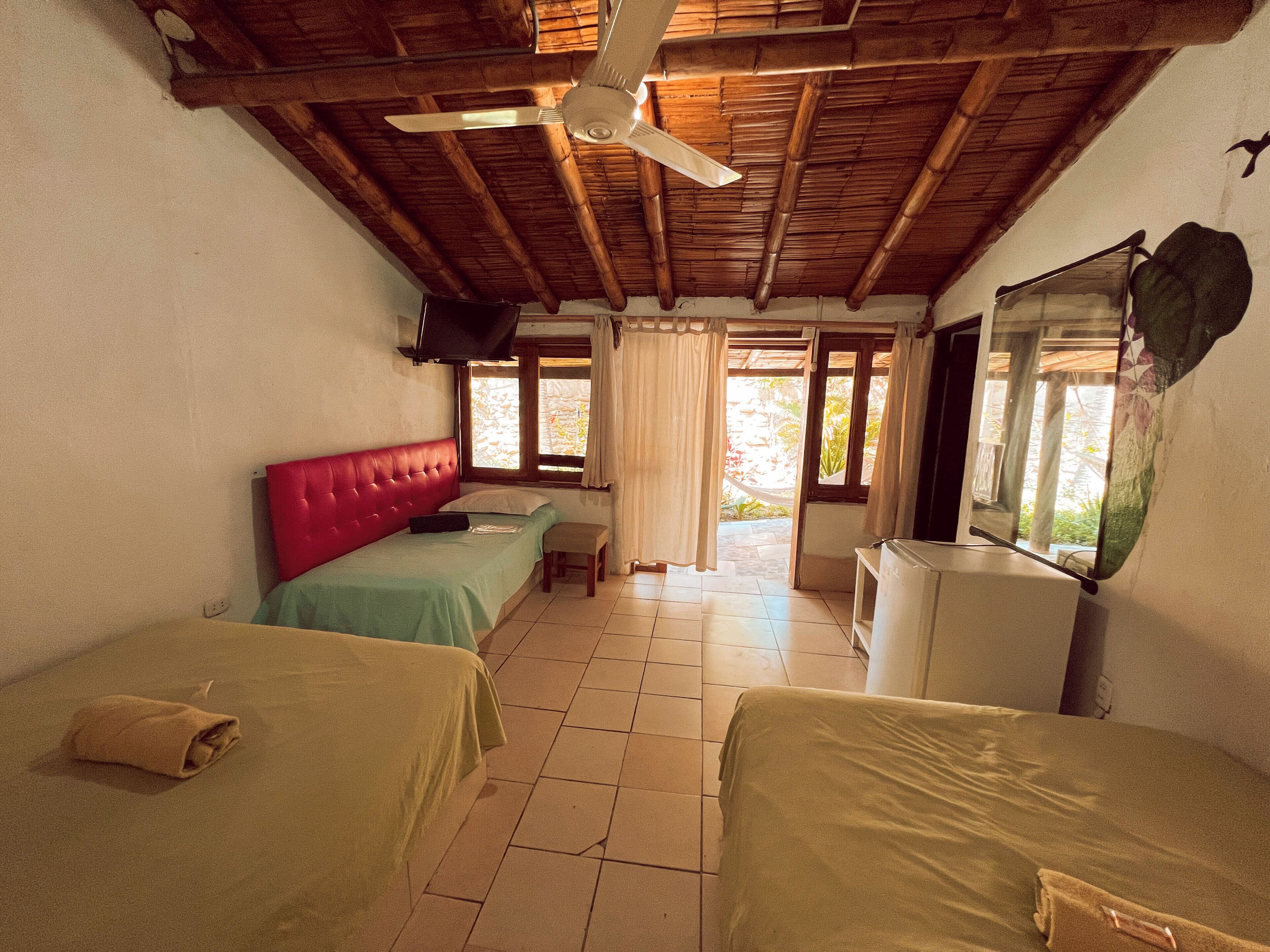 Basic Quadruple Room | Free WiFi, bed sheets