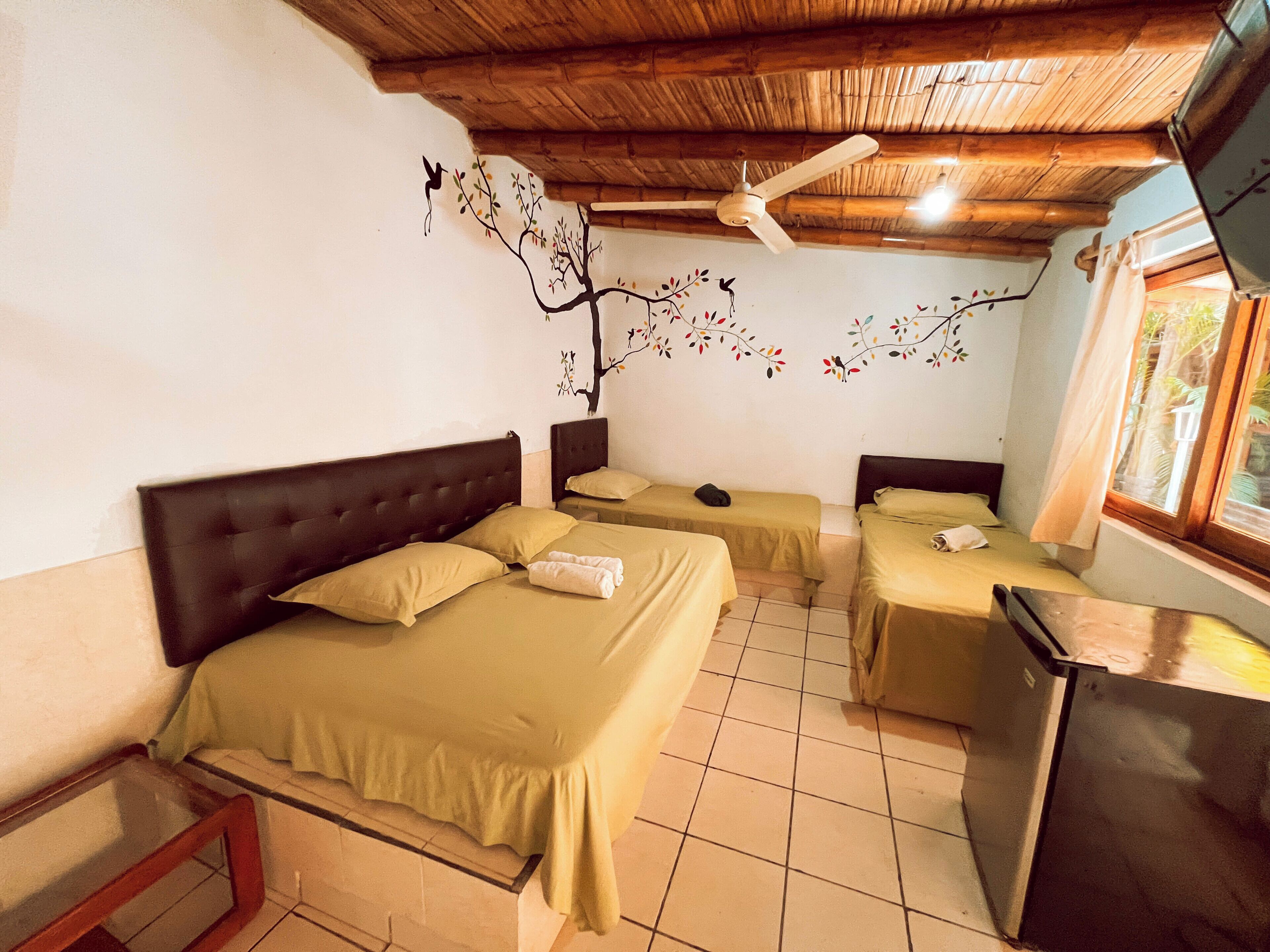 Basic Quadruple Room | Free WiFi, bed sheets