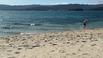 On the beach