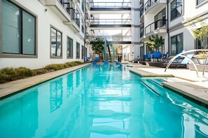 Pool - Boulevard Stays Prime SoCo 2BR Walk Downtown, Pool, Gym, Parking (Austin)