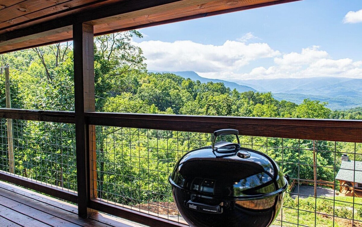 Photo 34 of Breathtaking Smoky Mountain Views + Private Hot Tub & Sauna