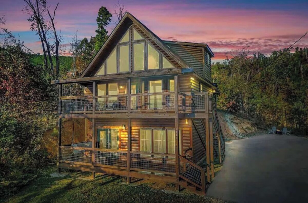Photo 20 of Breathtaking Smoky Mountain Views + Private Hot Tub & Sauna