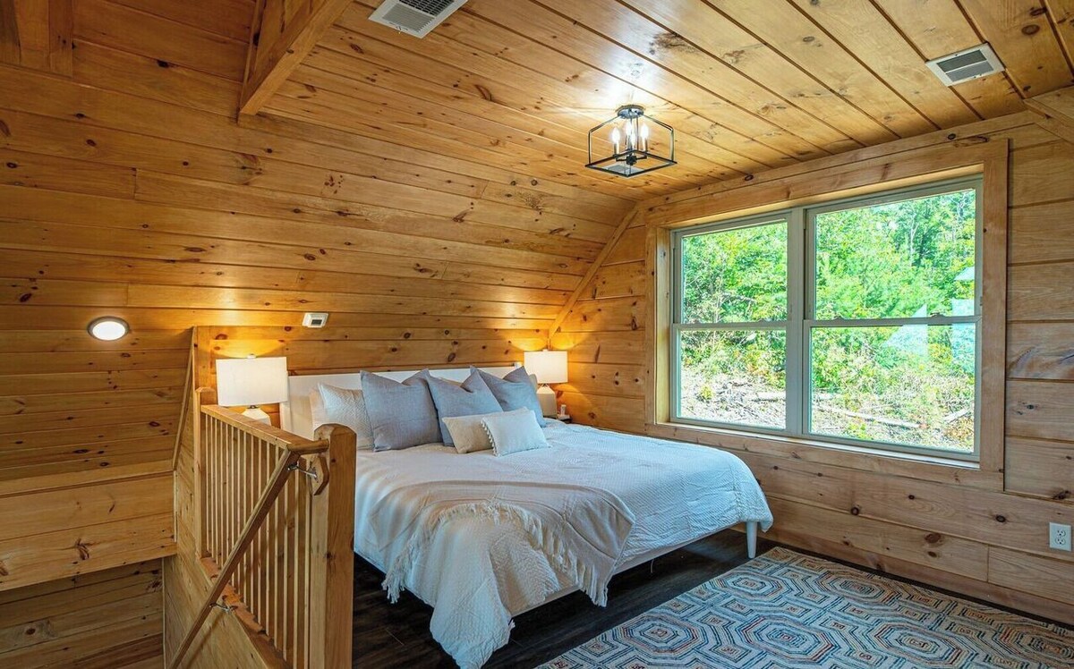 Photo 28 of Breathtaking Smoky Mountain Views + Private Hot Tub & Sauna