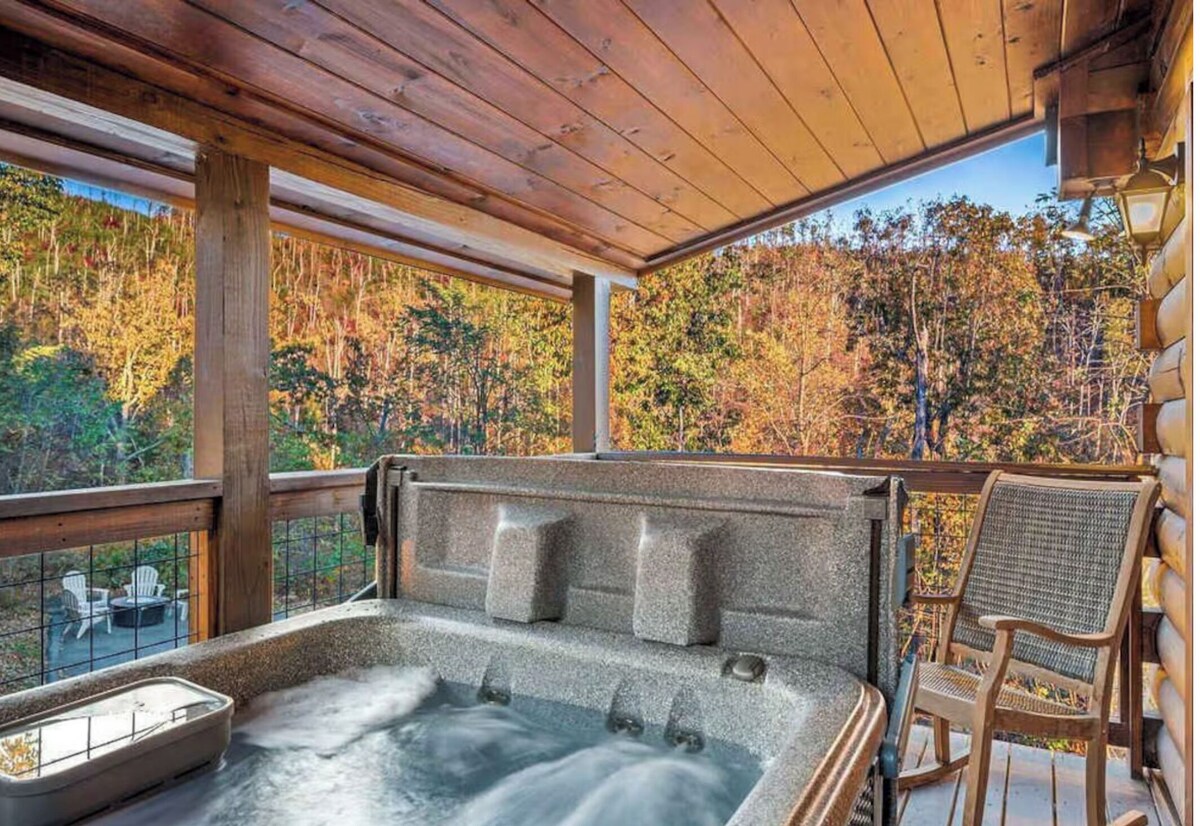 Photo 21 of Breathtaking Smoky Mountain Views + Private Hot Tub & Sauna