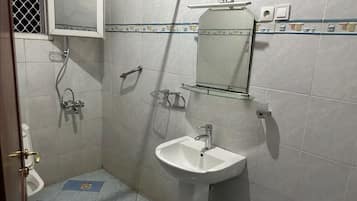 Towels, soap, toilet paper